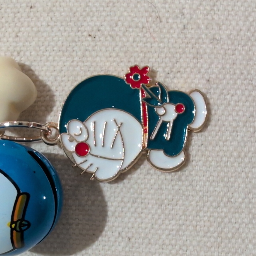 Doremon Charm Keychain - Handmade Anime Manga Bag Charm *Customizable* - Picture 5 of 8